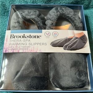 Thera-Spa warming slippers. Hot and cold therapy. Lavender Infused.